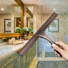 Hiware squeegee mounted on waterproof hooks for quick storage