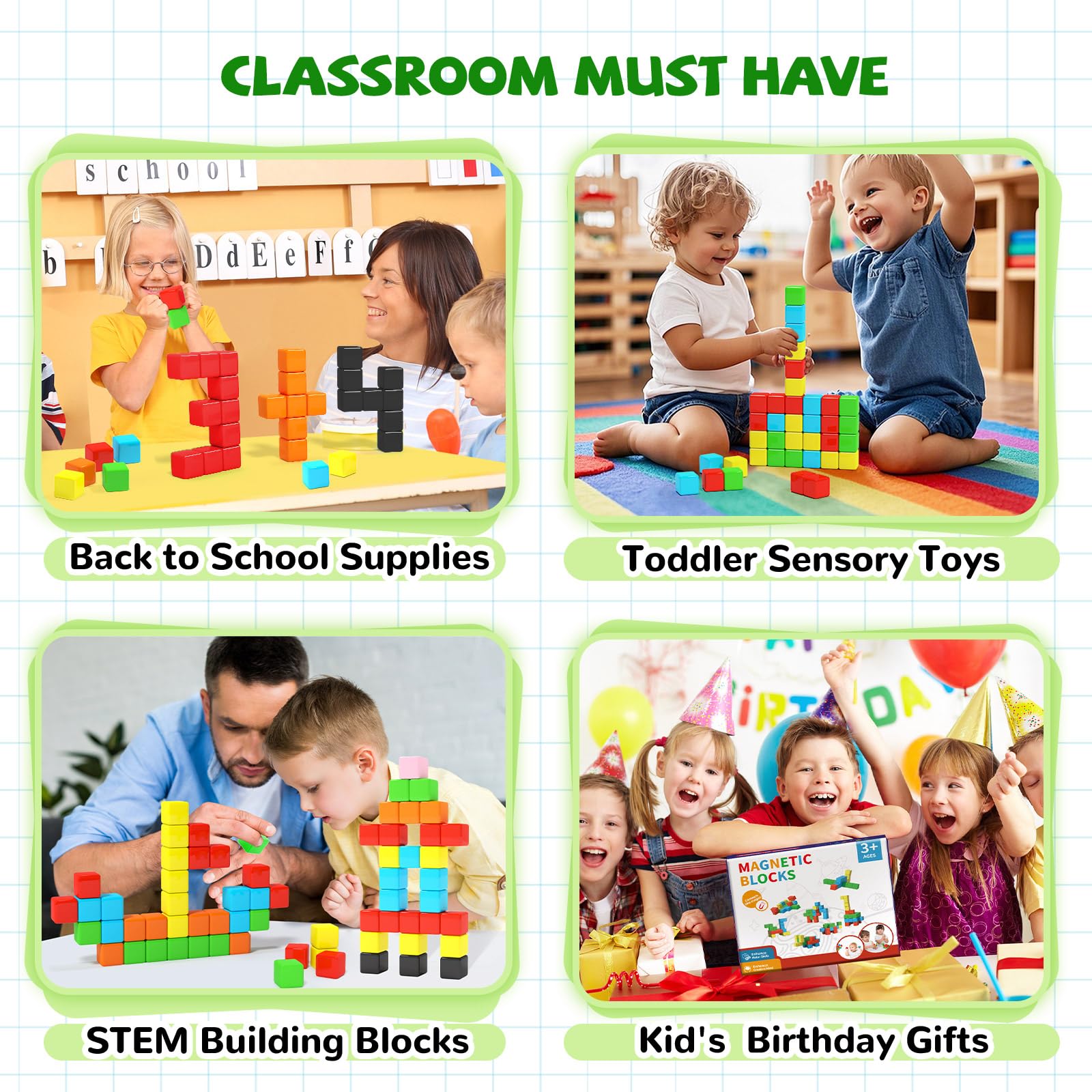 Hiwawind asmr tactile blocks enhance focus and calm play