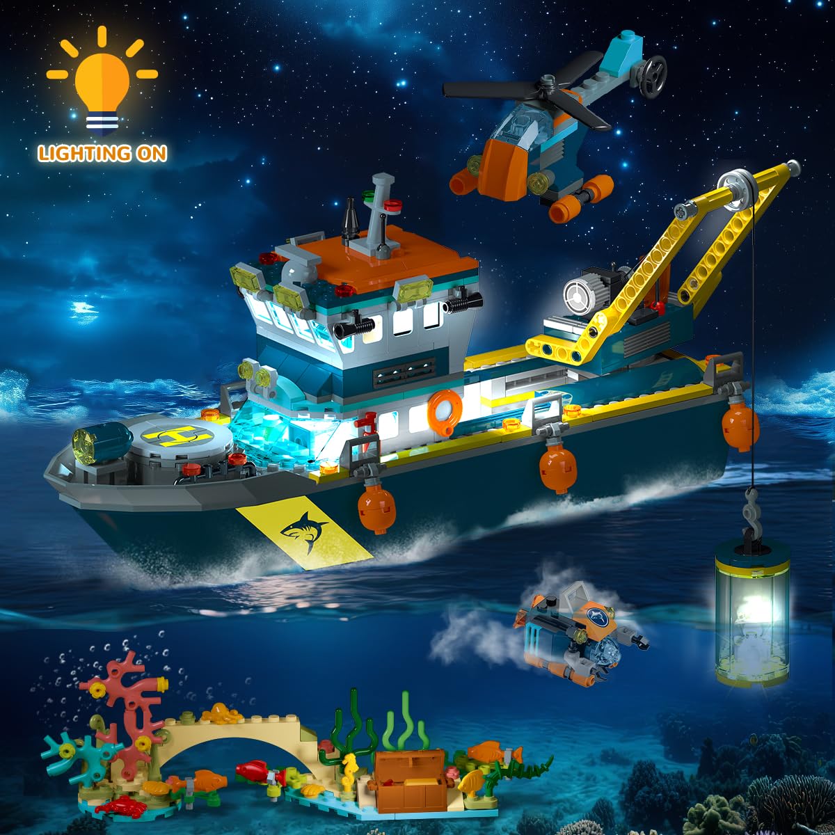 HiWEEGO Boat crane operation enables interactive lifting of subs and cages.