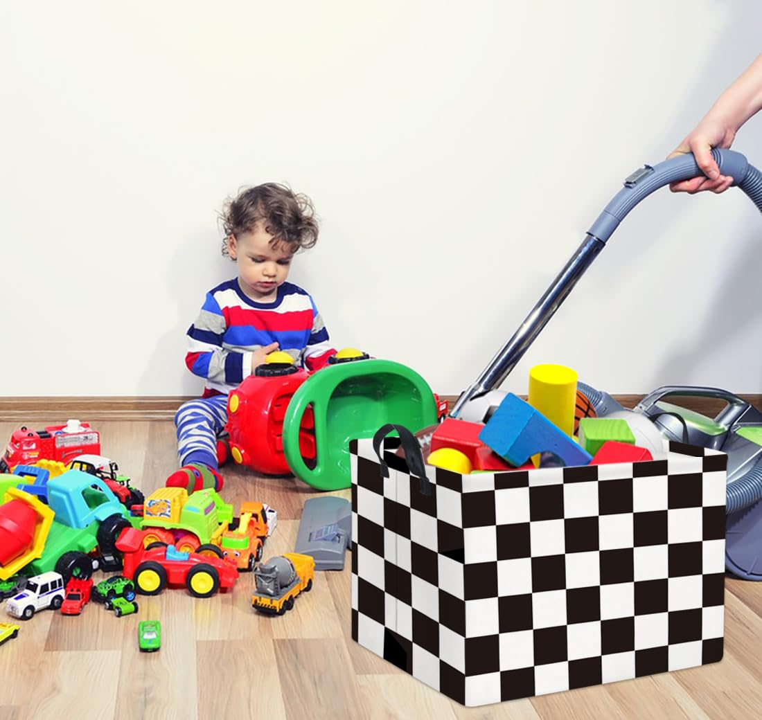 HIYAGON toy organizer bin prevents clutter in play areas and cars