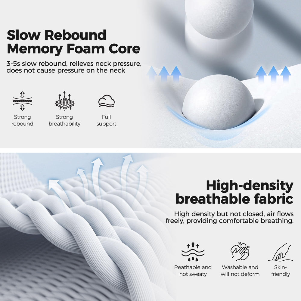 HiztoBlo lightweight neck pillow compact for easy packing