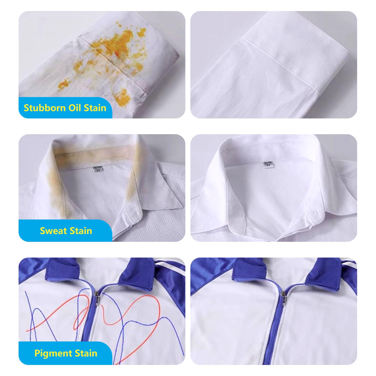 HJFCY Bleach Pen in-use for spill cleanup on clothes and linens