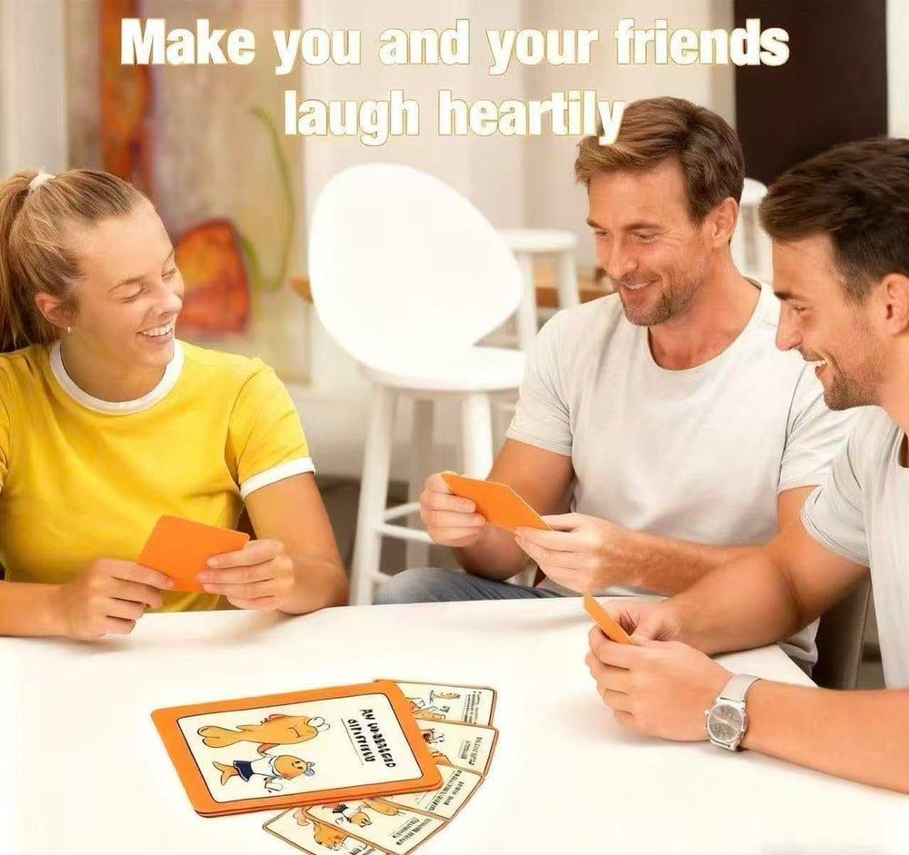 HJIANJUN party-game play, relatable scenarios that invite playful banter.