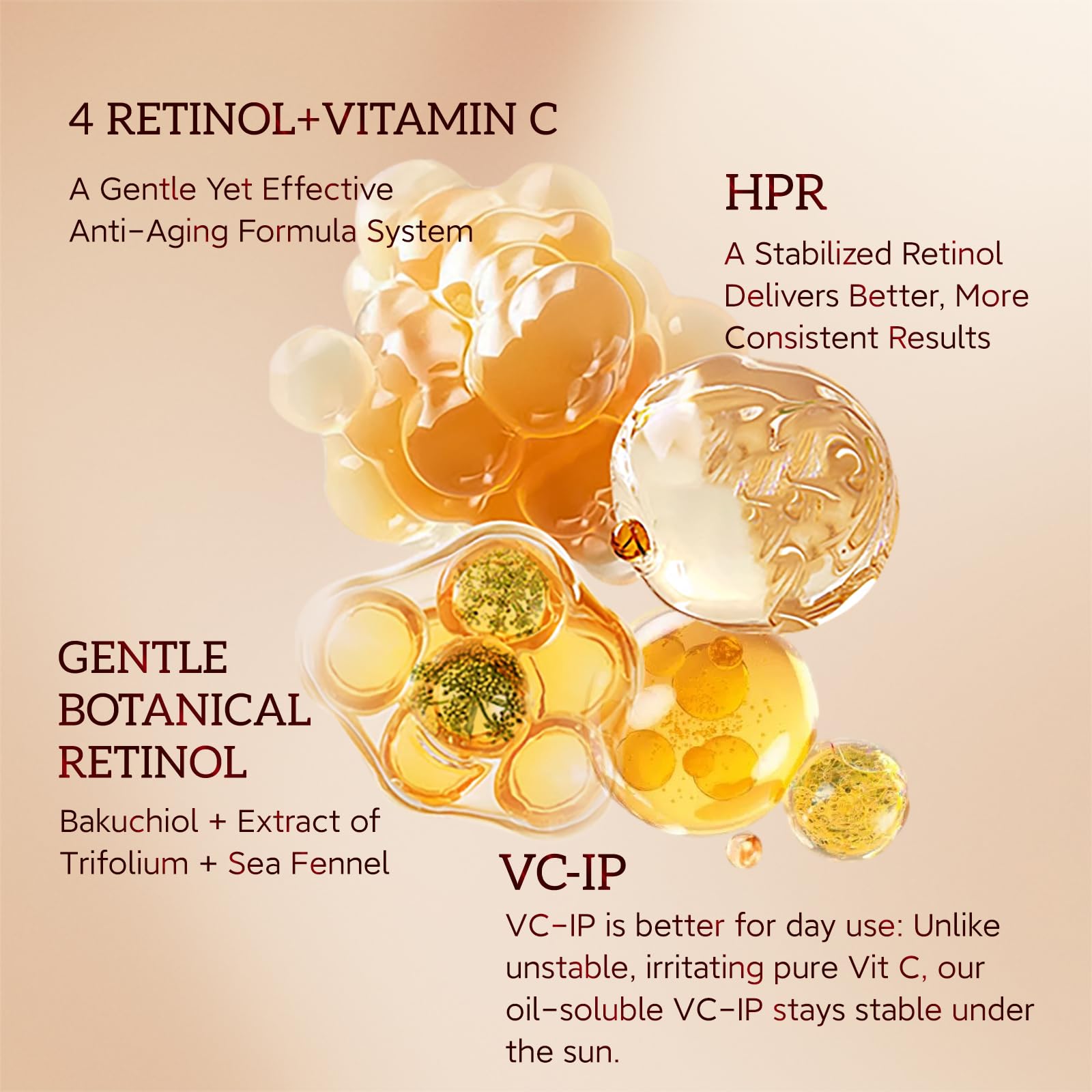 Calming scent and clean formula visible on product label.