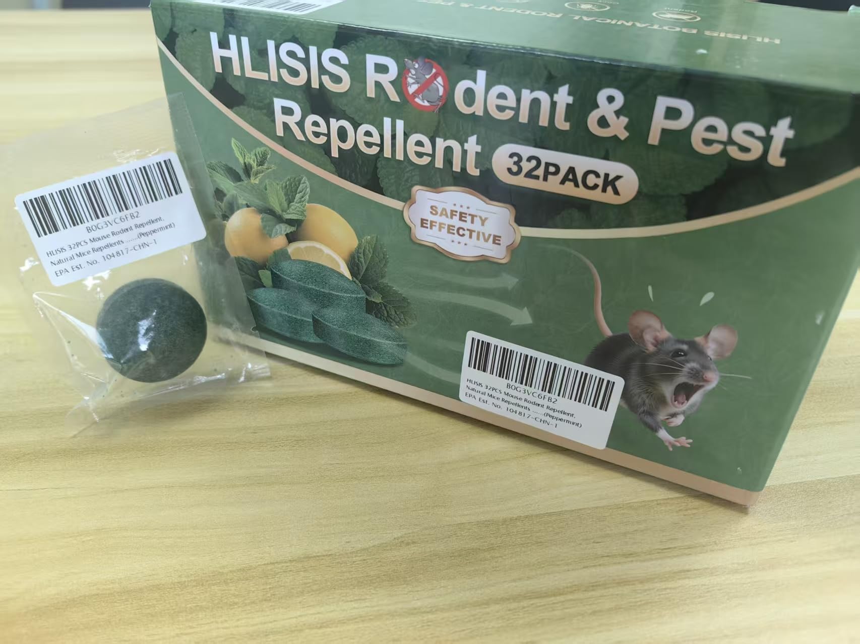 HLISIS EPA Est. No label indicates approved deterrence