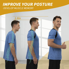 HLOES posture corrector features discreet under-clothes design for daily wear