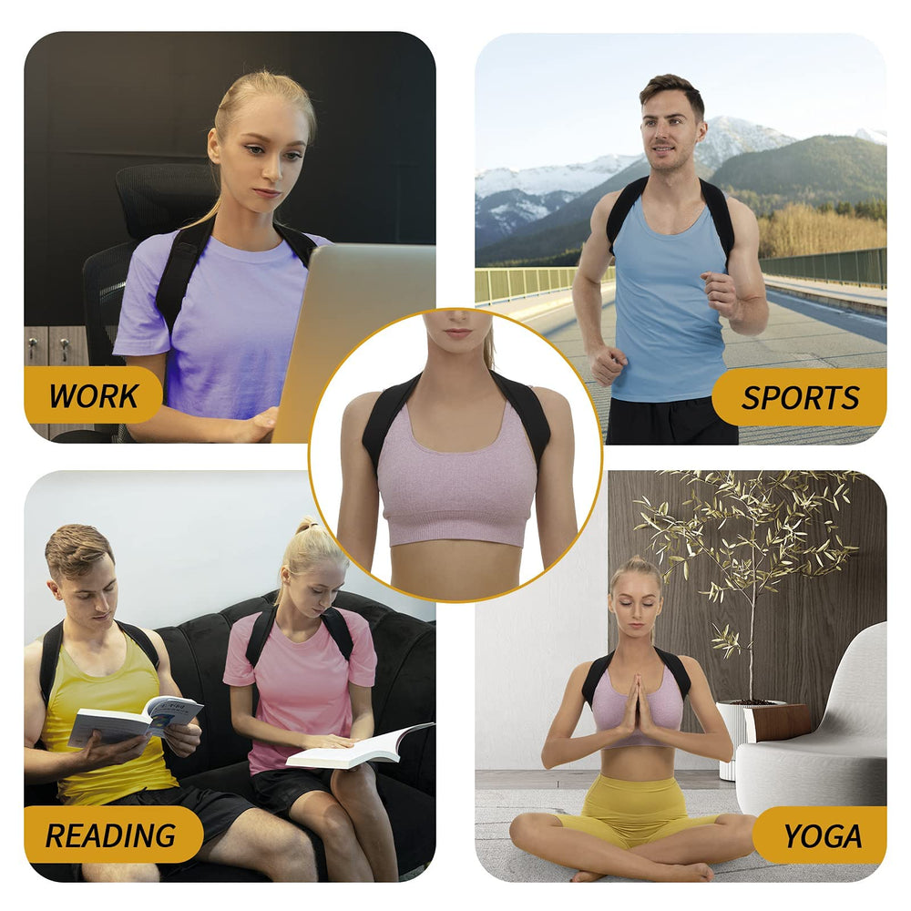 HLOES posture corrector with breathable-lightweight design keeps you comfortable during long wear