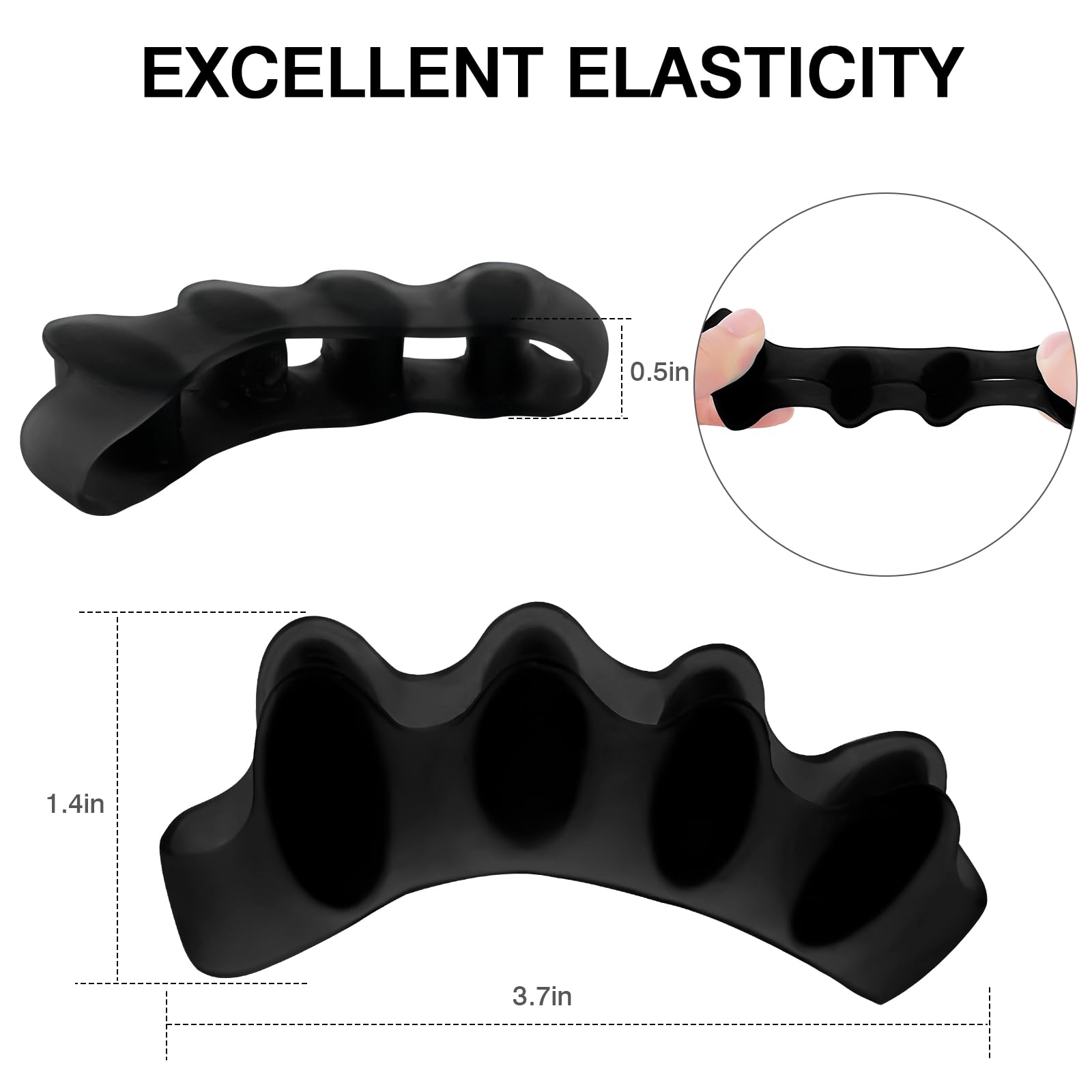 HLOES Toe Spacers focused on helping with toe alignment and reduced friction.
