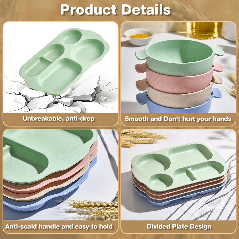 Hlukana microwave and dishwasher safe dishes for easy cleaning.