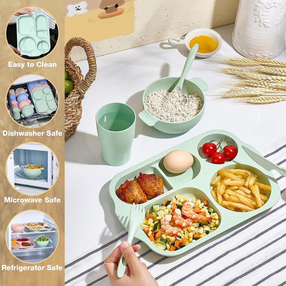 Hlukana unbreakable dinnerware, ideal for kids and travel.