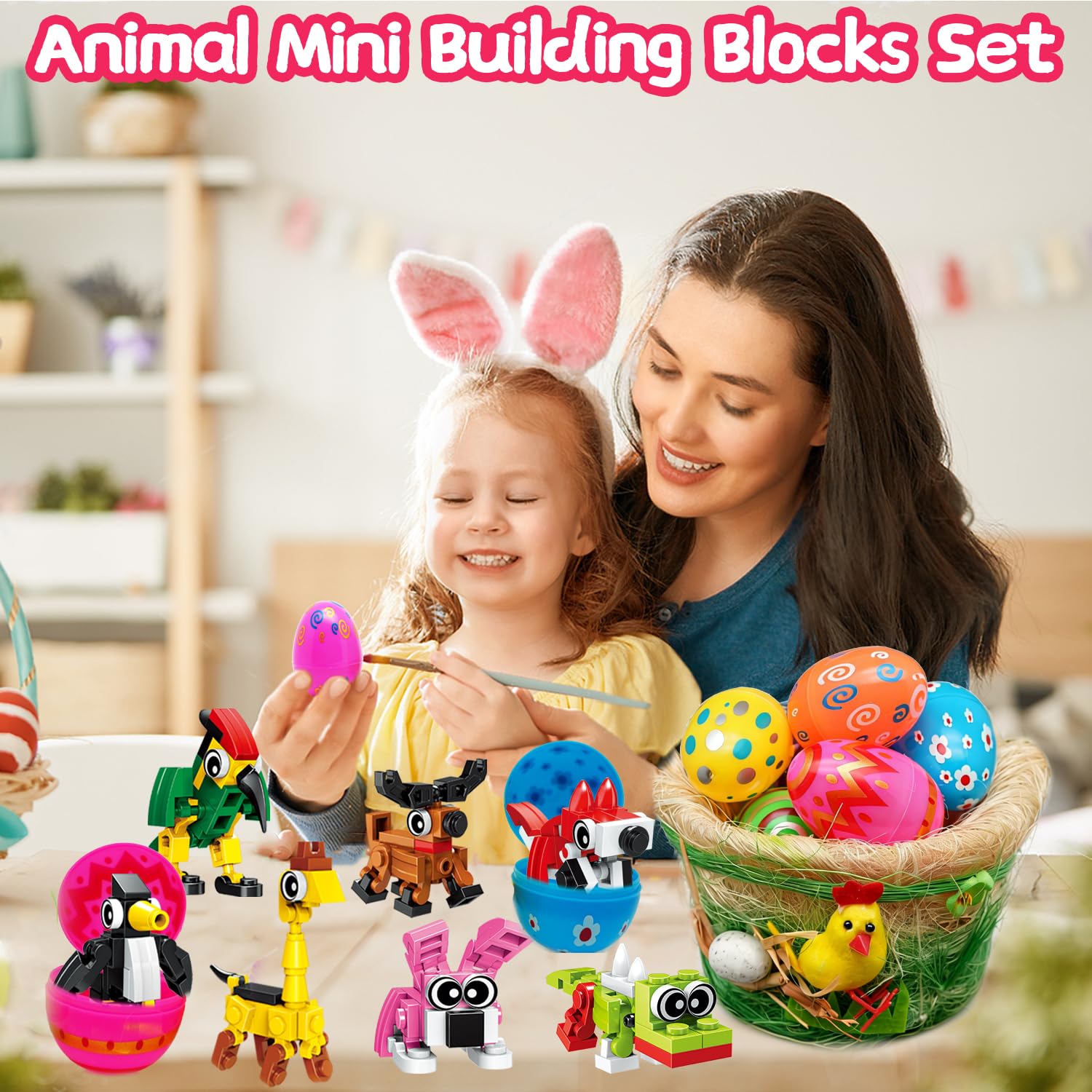 HLXGFCAI 3-in-1 building models offer versatile play options