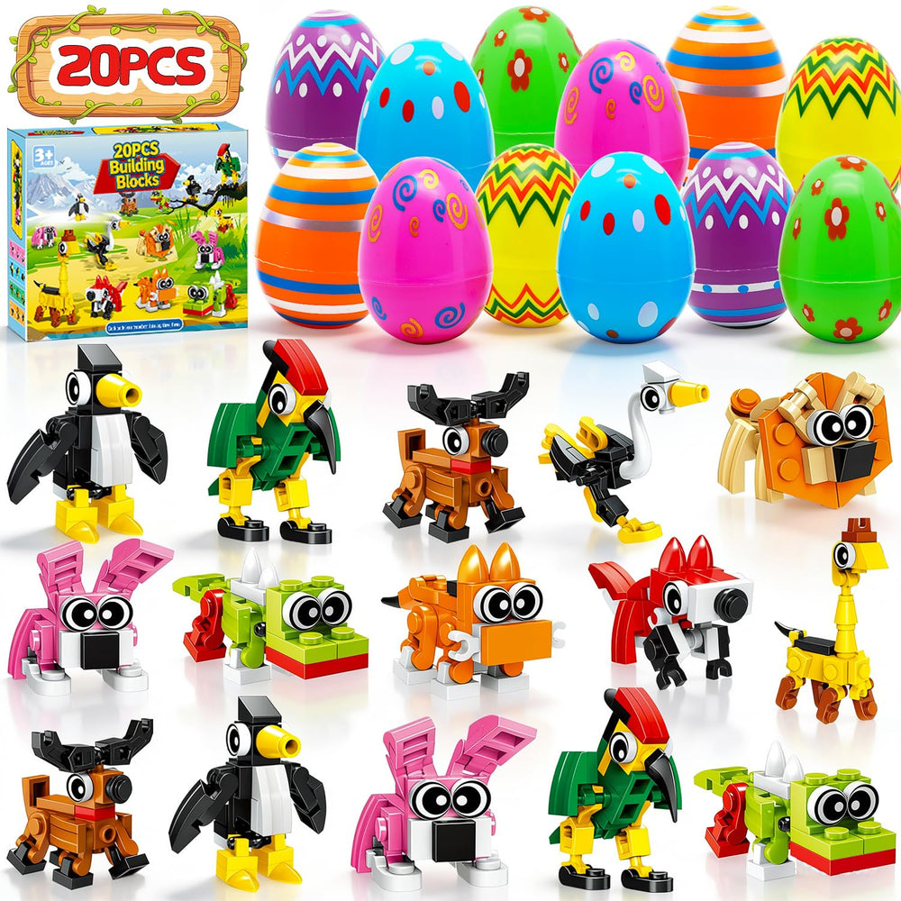 HLXGFCAI Easter eggs 20 pre-filled for kids' Easter egg hunt