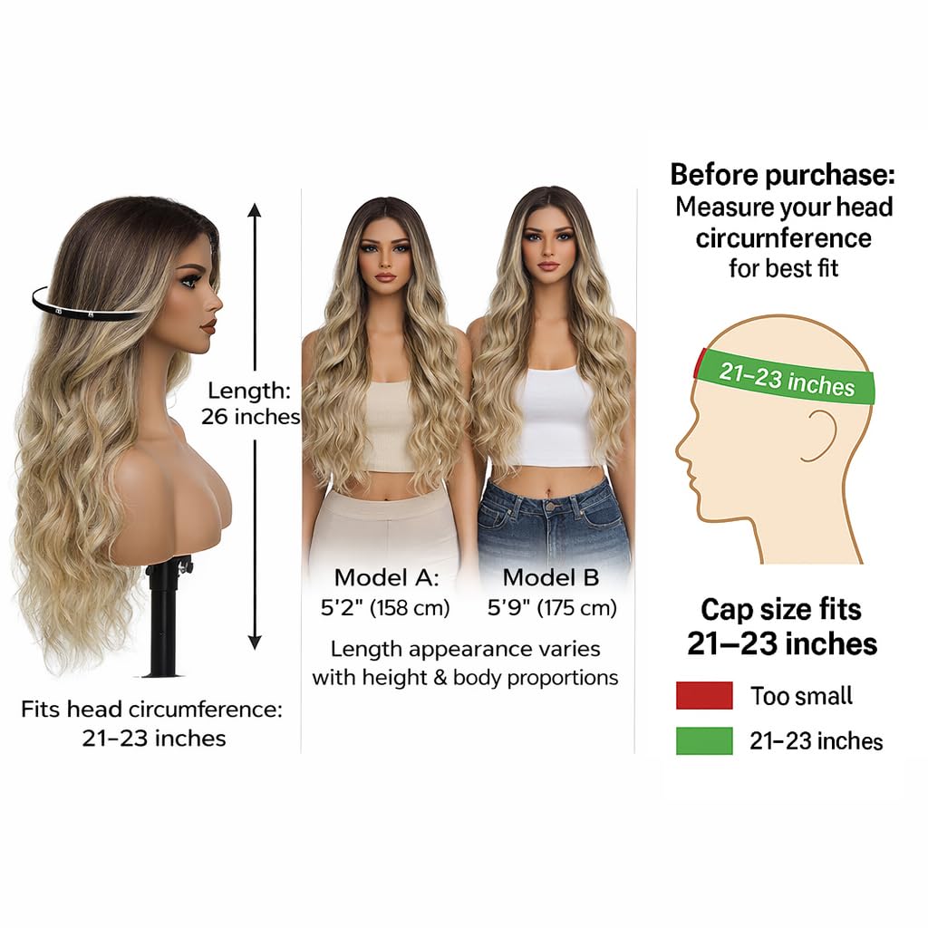 HMHIFI wig cap included for comfortable wear right out of the box