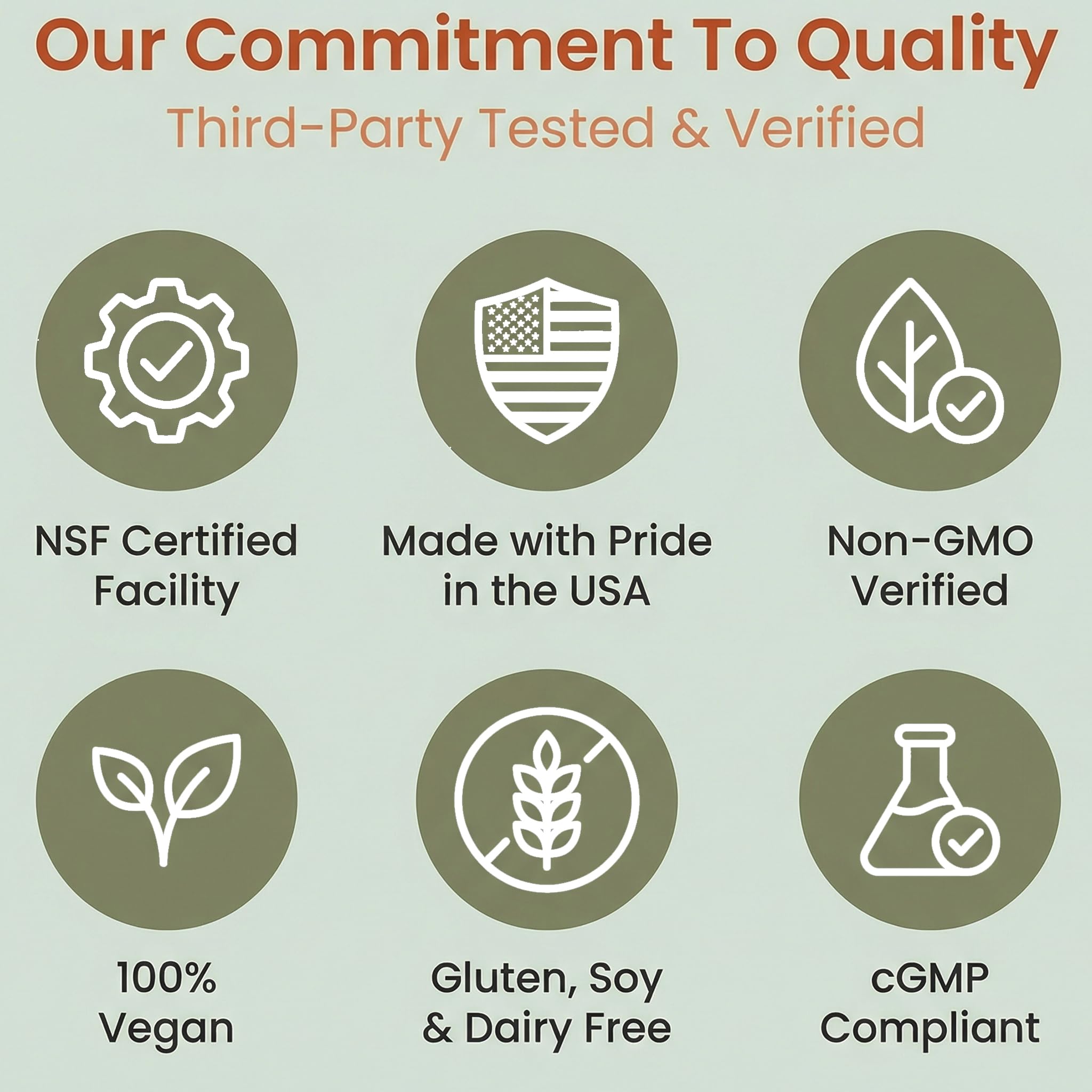 Packaging display highlighting vegan, non-GMO attributes for clean wellness