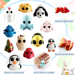 HNZZJY articulated animal fidget toy showing movable joints