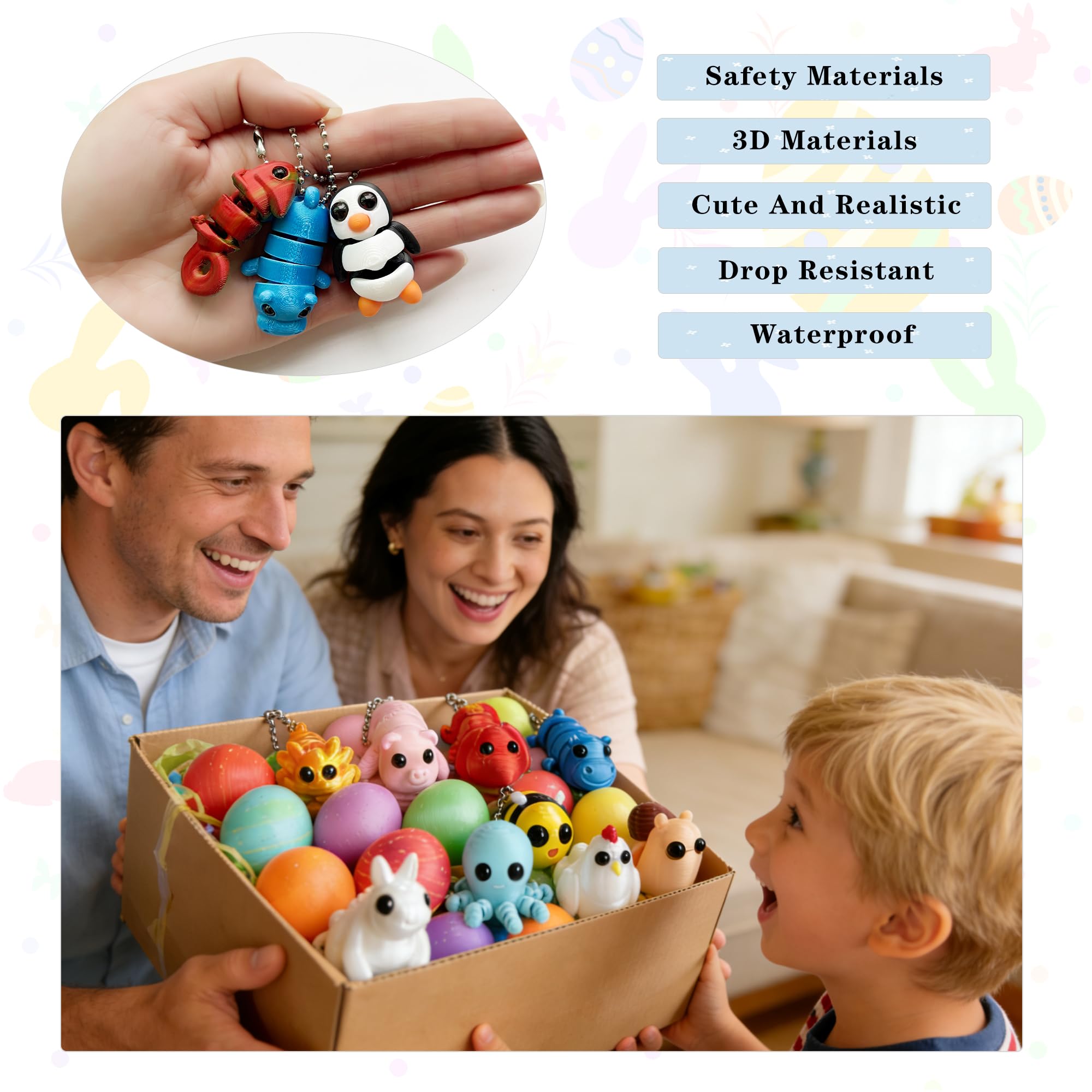 HNZZJY ideal classroom prizes and Easter egg hunt favors