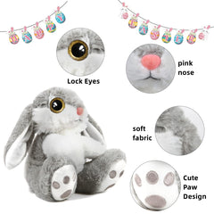 Soft polyester materials of HO-EF bunny deliver a gentle touch for sensitive skin.