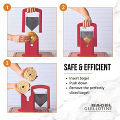 Hoan bagel guillotine durable body ensures long-lasting performance.