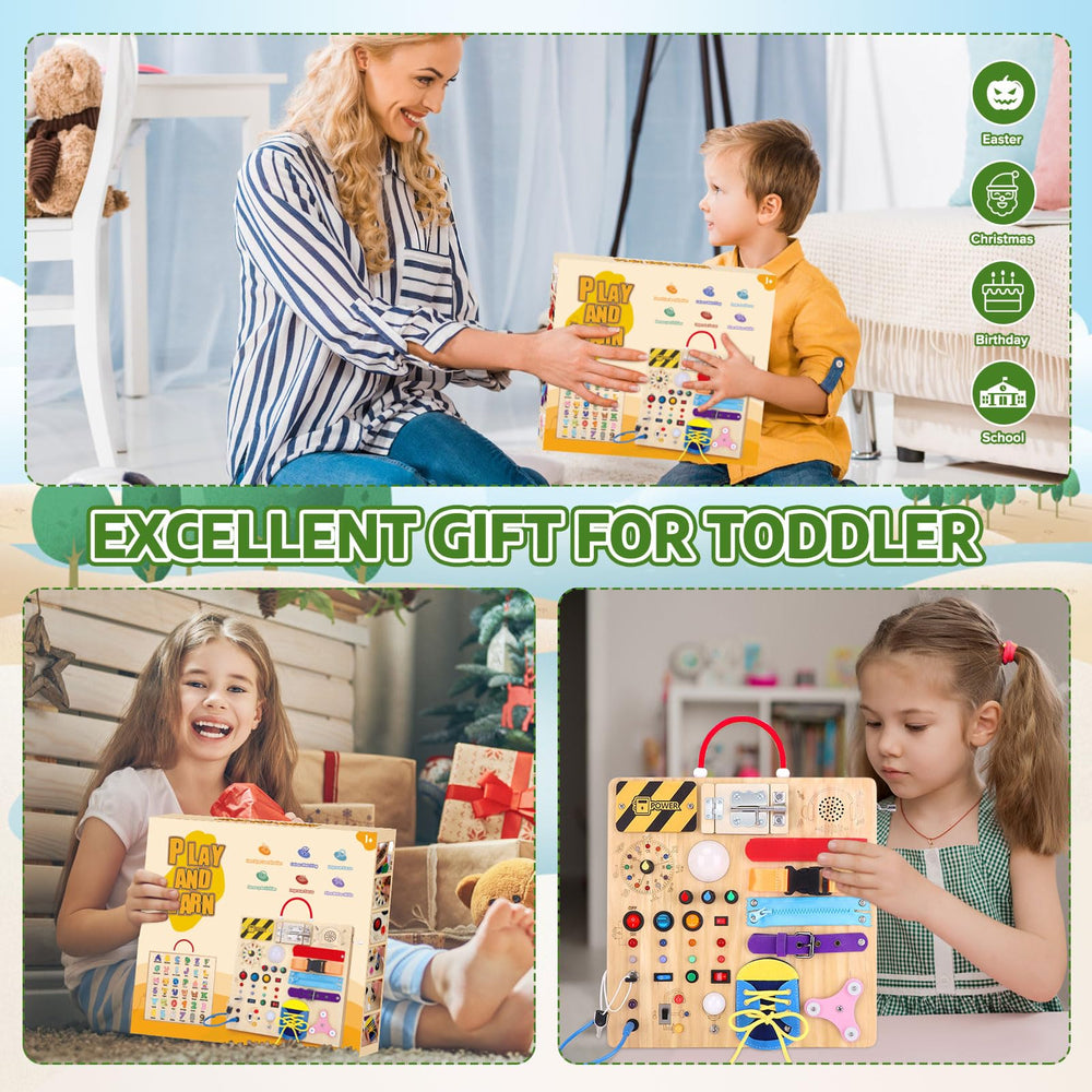 Low-noise activities keep toddlers engaged without disturbance.