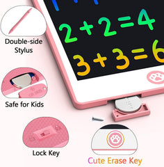 Hockvill erase button clears the screen for quick doodles.