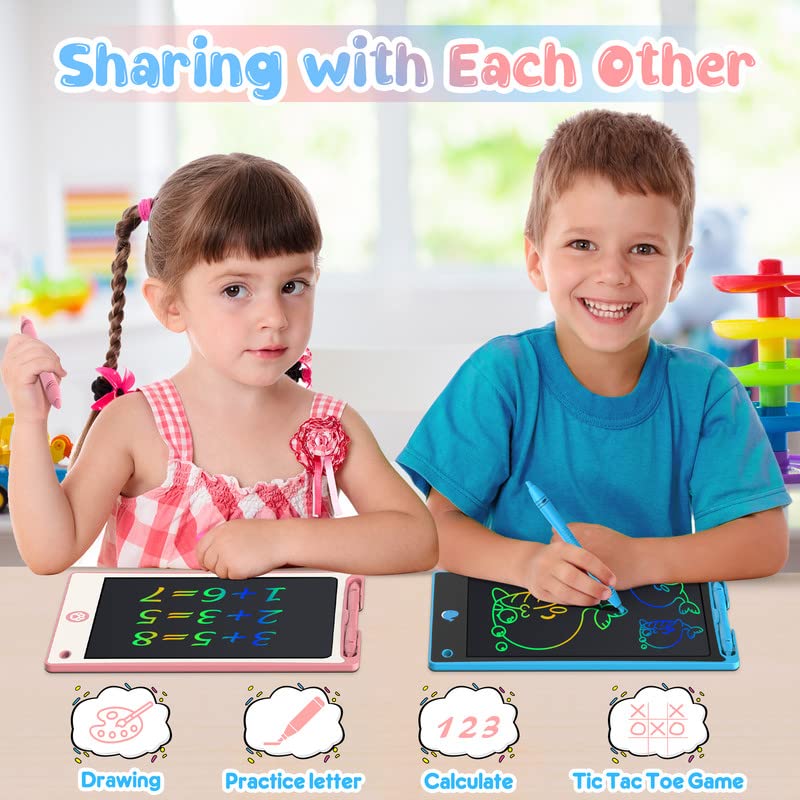 Hockvill kids drawing pad offers colorful lines for learning