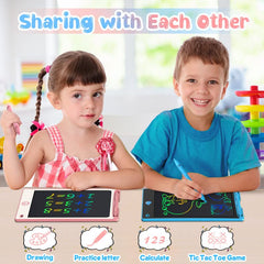 Hockvill kids drawing pad offers colorful lines for learning