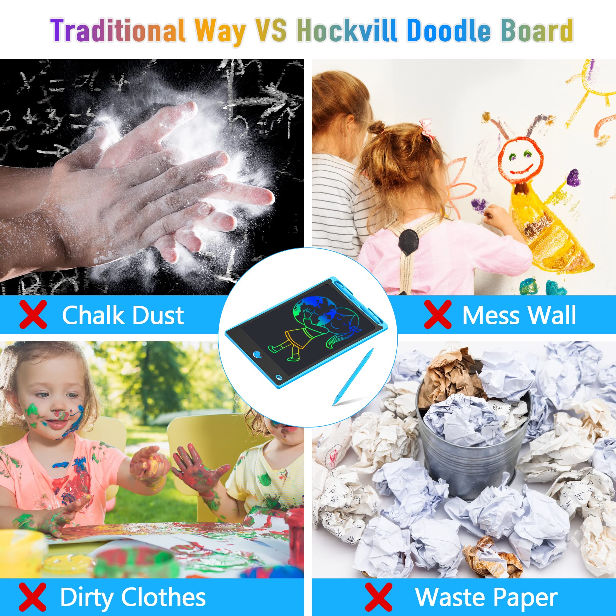 Hockvill safe and durable toddler toy for on-the-go learning