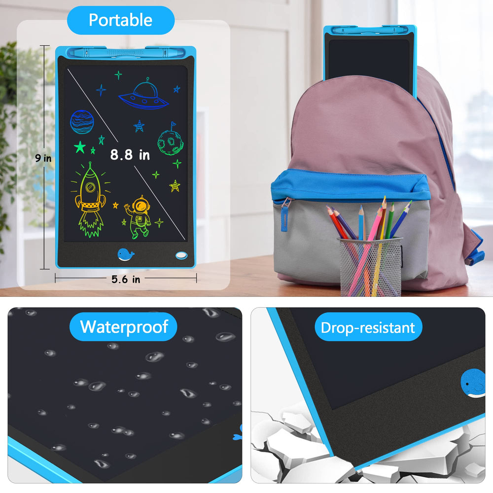 Hockvill travel-friendly doodle board ideal for car trips and flights
