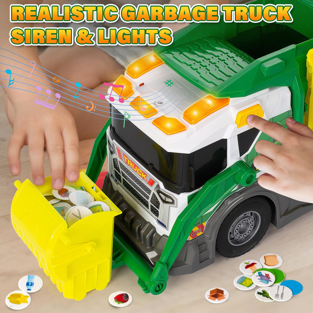 Hodurgyi truck roof button delivers audio and lights for engaging cleanup sessions.