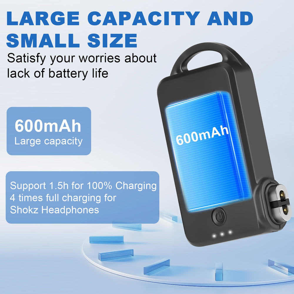 Hoephoell compact clip-on design for portable charging on the move
