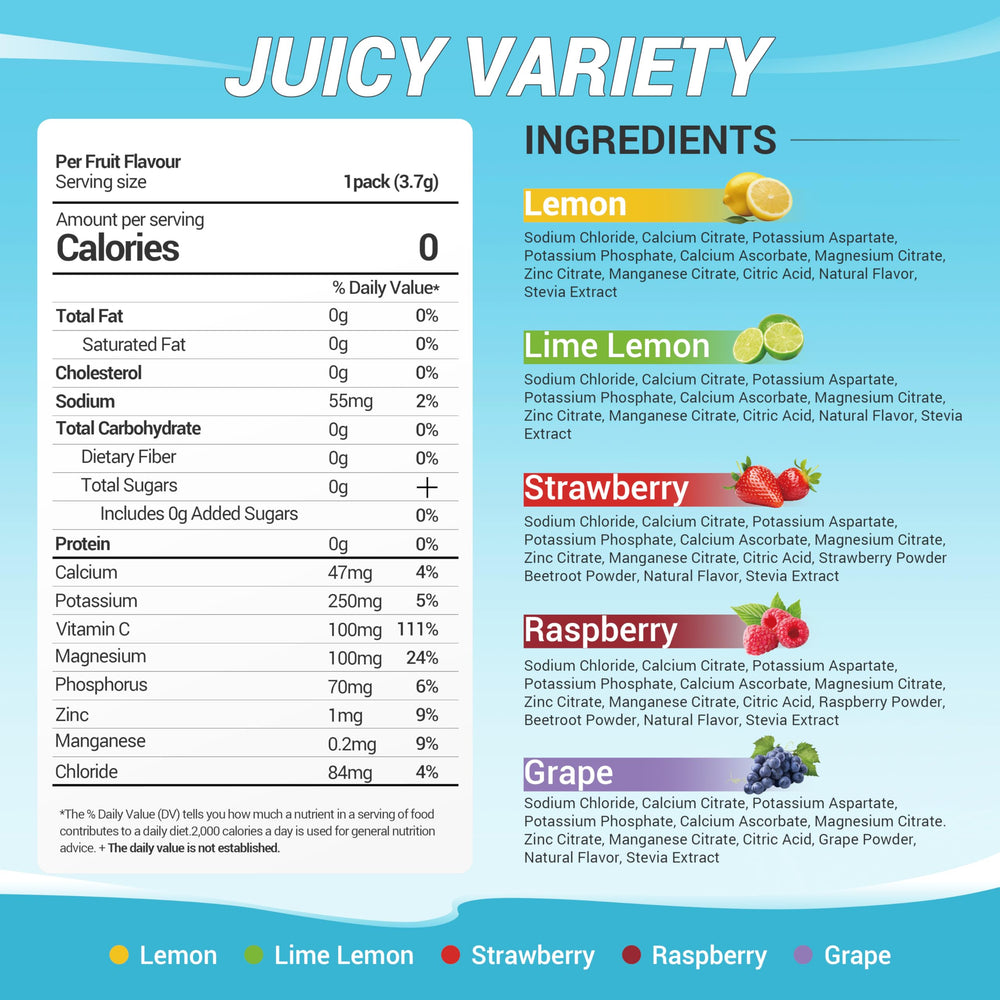 HOETYO lime-lemon stick in hand for on-the-go hydration