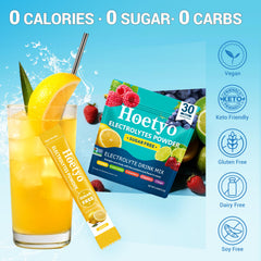 HOETYO strawberry stick dissolves easily for a zero-sugar refreshment