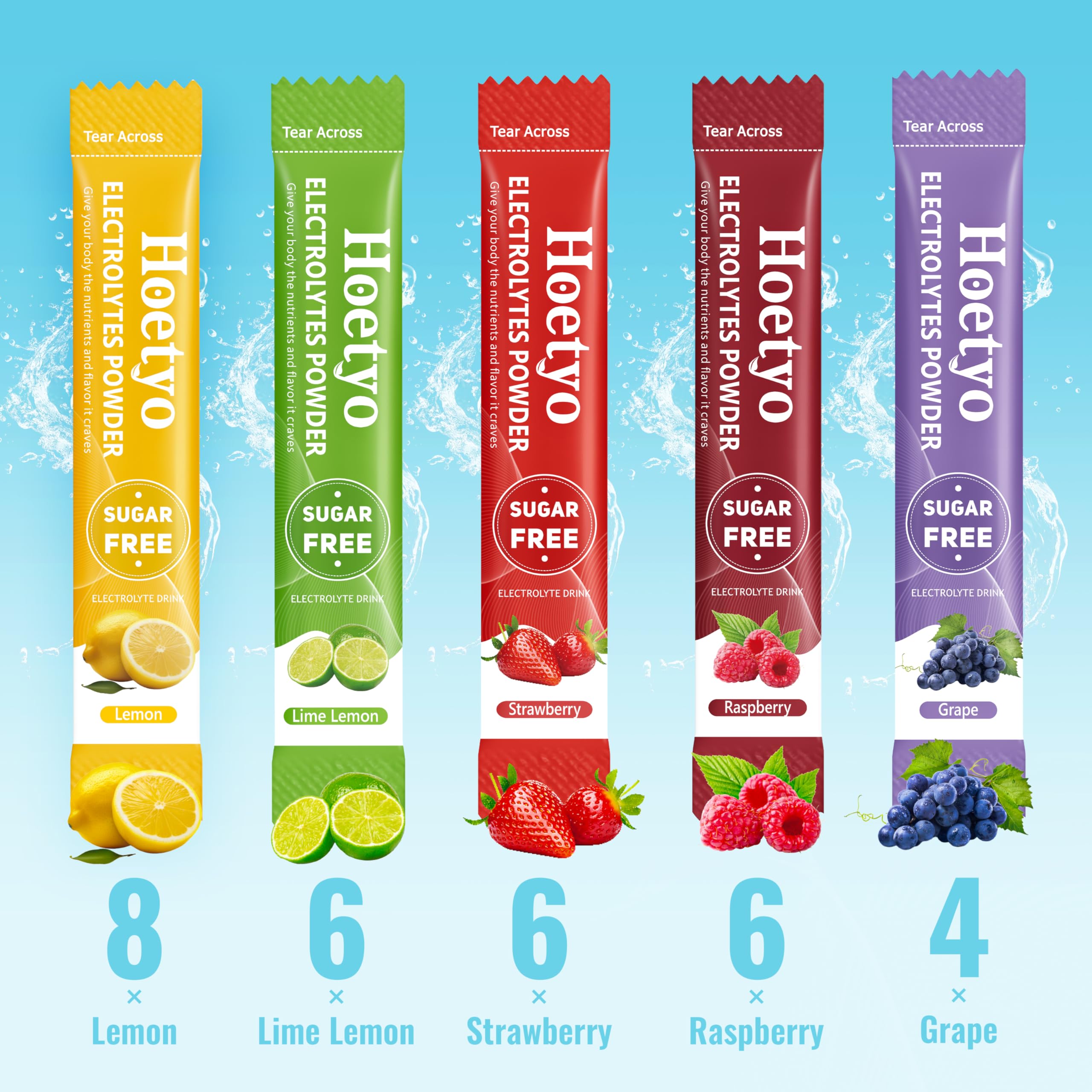 HOETYO variety pack lets you sample five flavors for versatile hydration