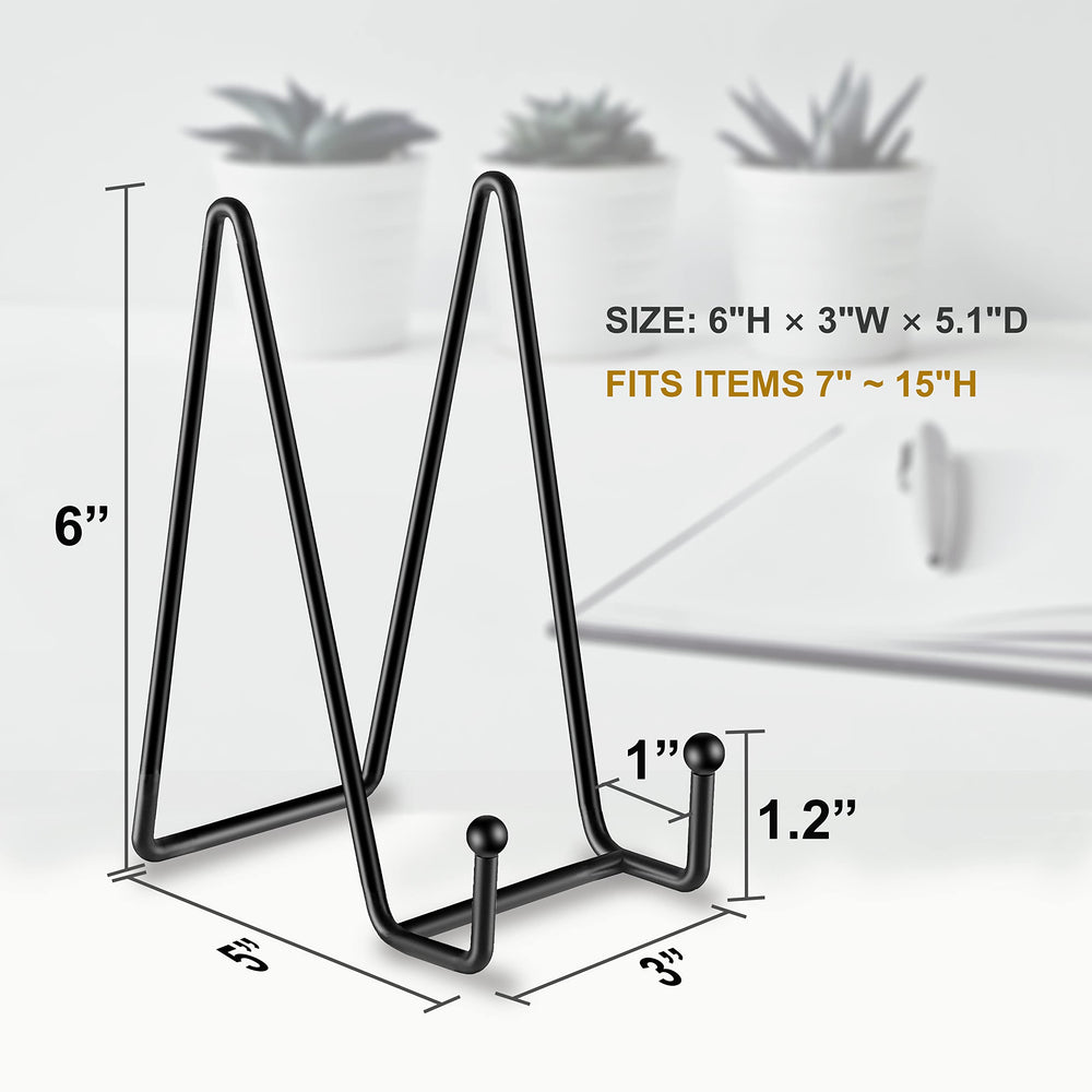 Hoewina 6-inch plate stand pack for versatile display options