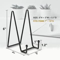 Hoewina 6-inch plate stand pack for versatile display options