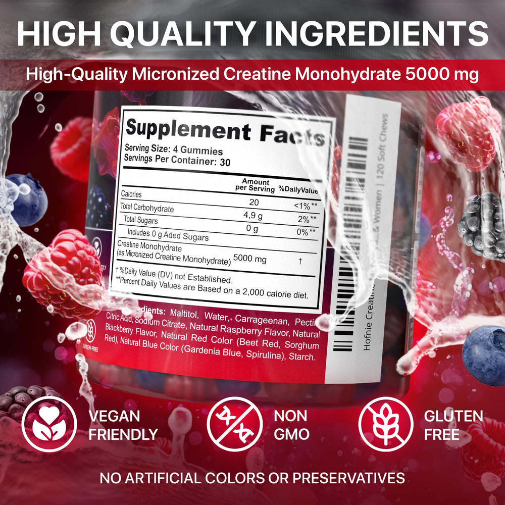 Hofnie 120-count packaging on shelf signals a 30-day supply