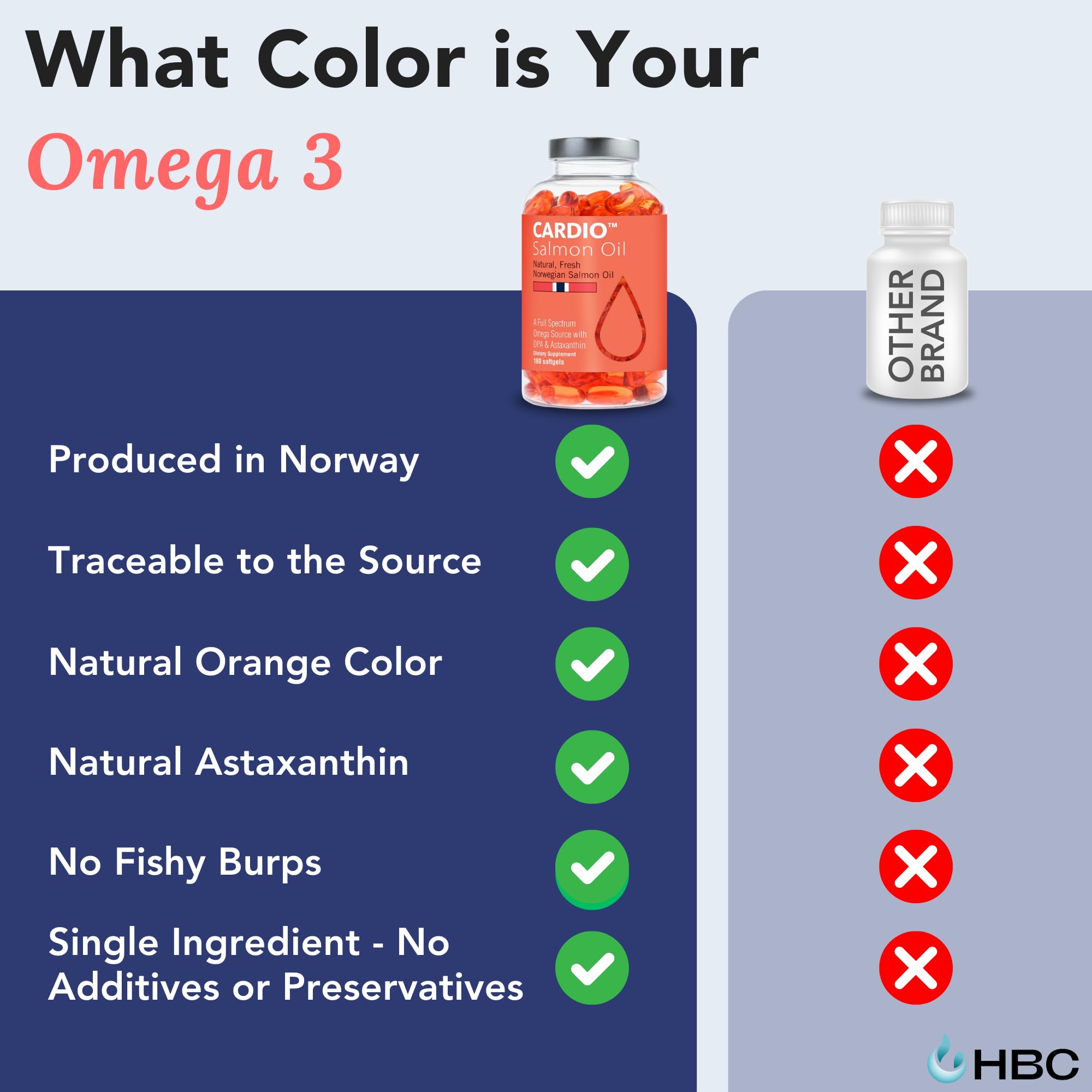 Hofseth BioCare triglyceride-form packaging showing absorption-focused Omega-3.