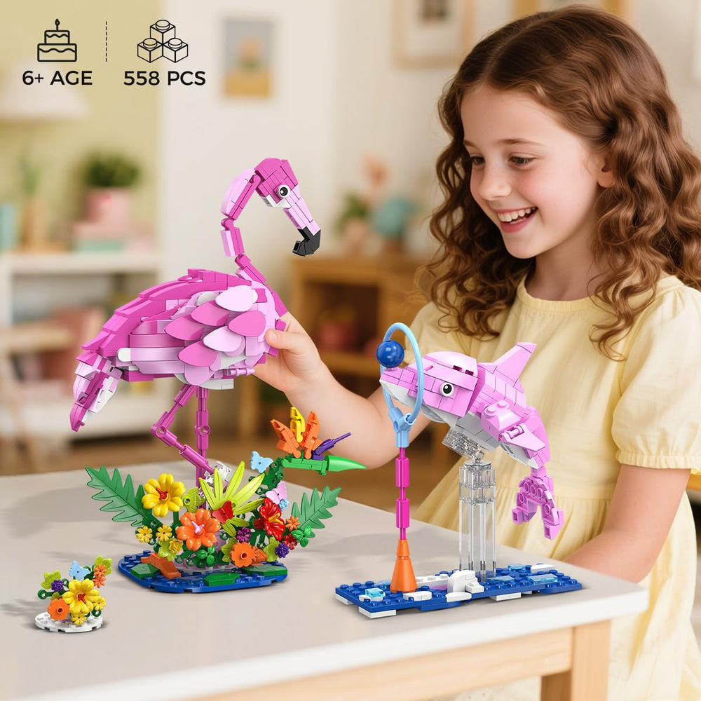 HOGOKIDS pink bunny figure for role-play adventures