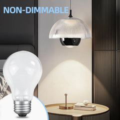 Hoimuv dimmable 75W bulb demonstrates smooth brightness control.