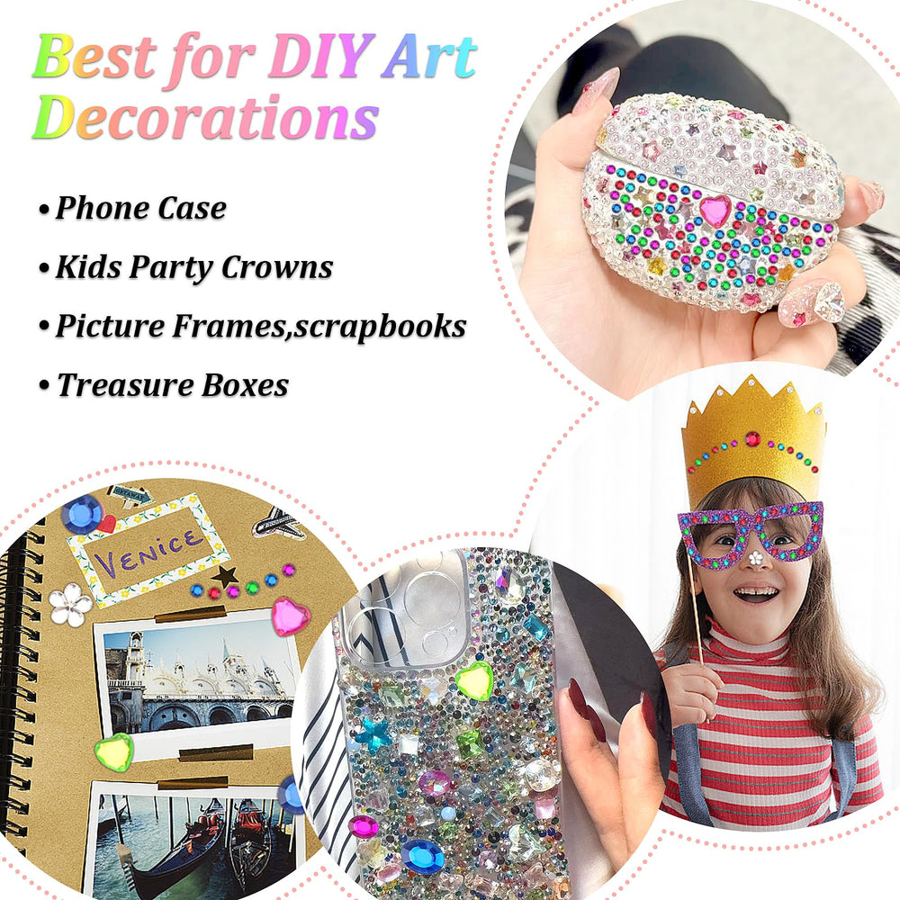 Hoiny heart, square, oval and drops enhance any design