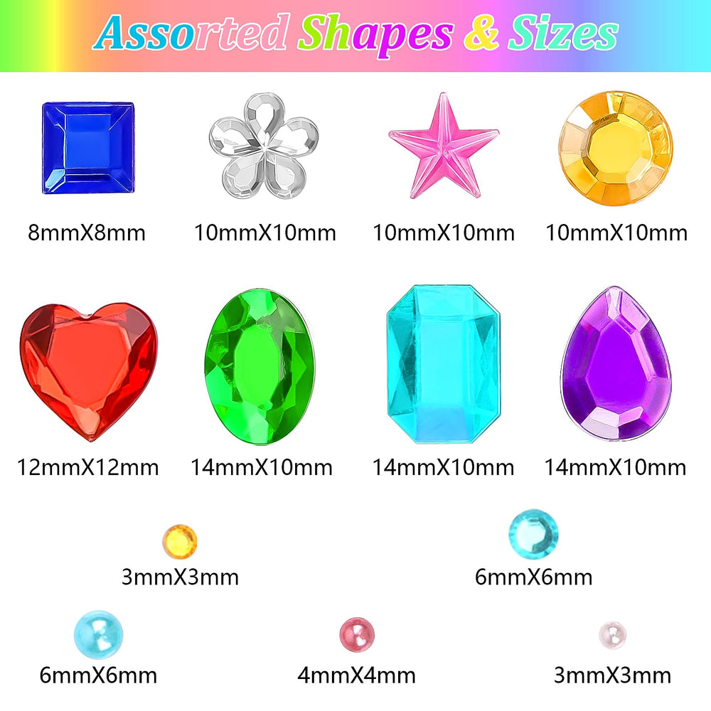Hoiny self-adhesive rhinestones back enables quick, durable decorating
