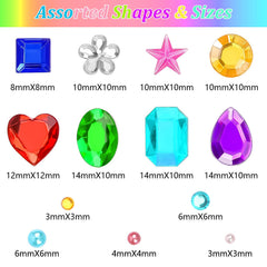 Hoiny self-adhesive rhinestones back enables quick, durable decorating