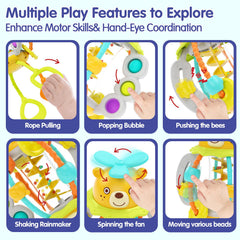 HOLA Montessori Toys raindrop sound maker delivers soothing audio feedback.
