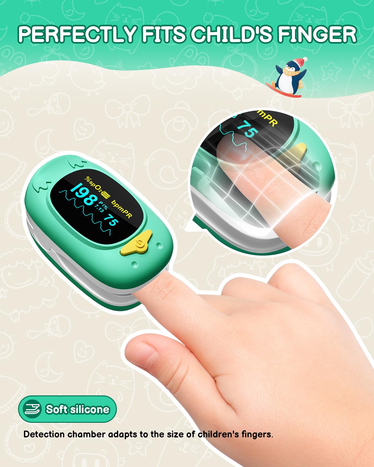 HOLFENRY auto shut-off conserves battery life during inactivity.