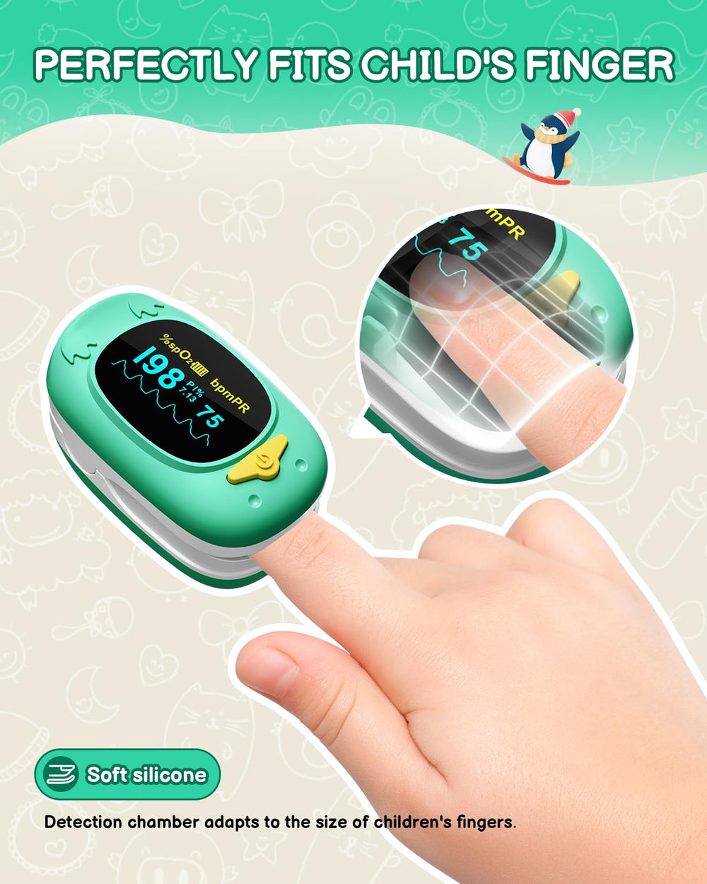 HOLFENRY auto shut-off conserves battery life during inactivity.