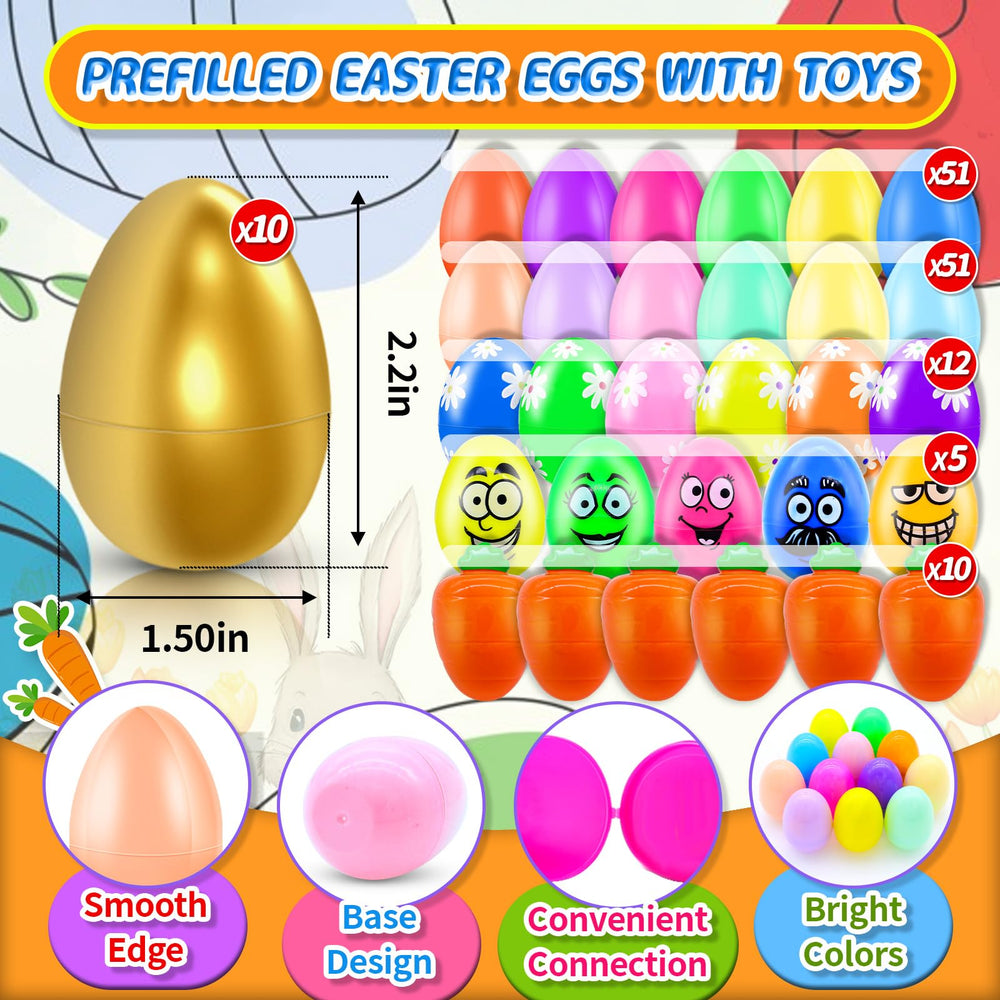 HOLILURE Easter eggs in 13 colors for bright, varied Easter baskets