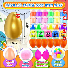 HOLILURE Easter eggs in 13 colors for bright, varied Easter baskets