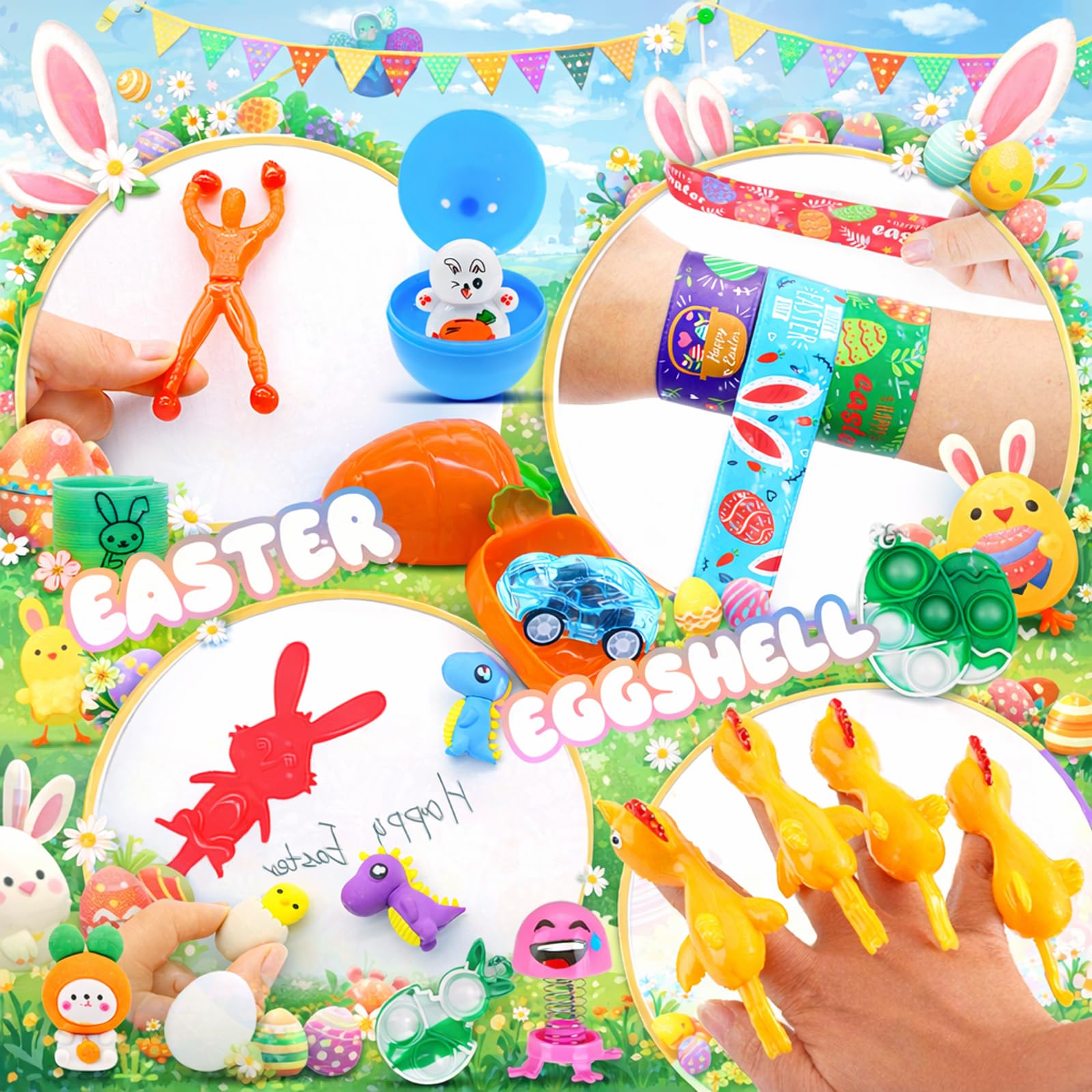 Kids enjoy opening HOLILURE eggs to reveal a toy inside