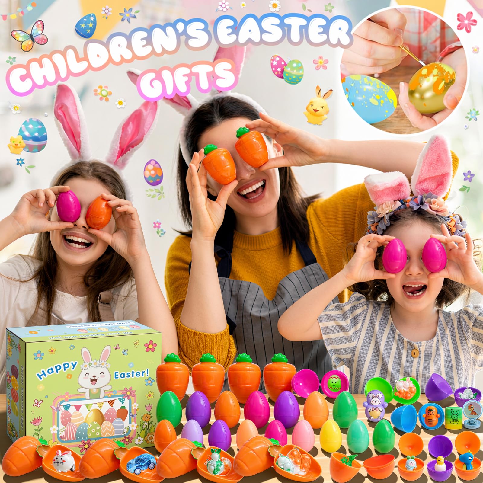 Non-toxic, durable internal toys provide safe, long-lasting play