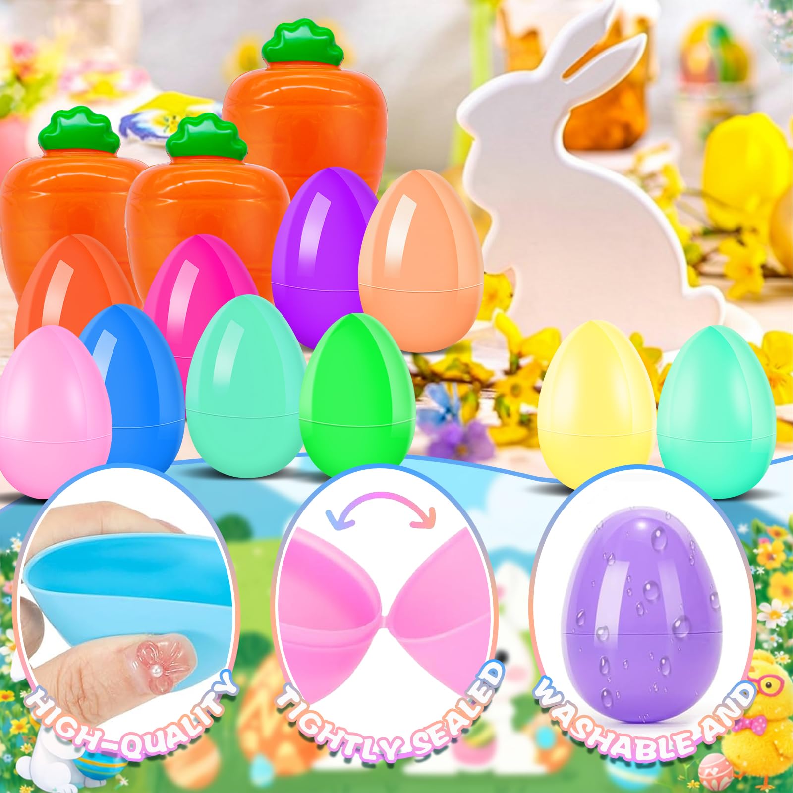 Variety of toys supports different interests during Easter activities